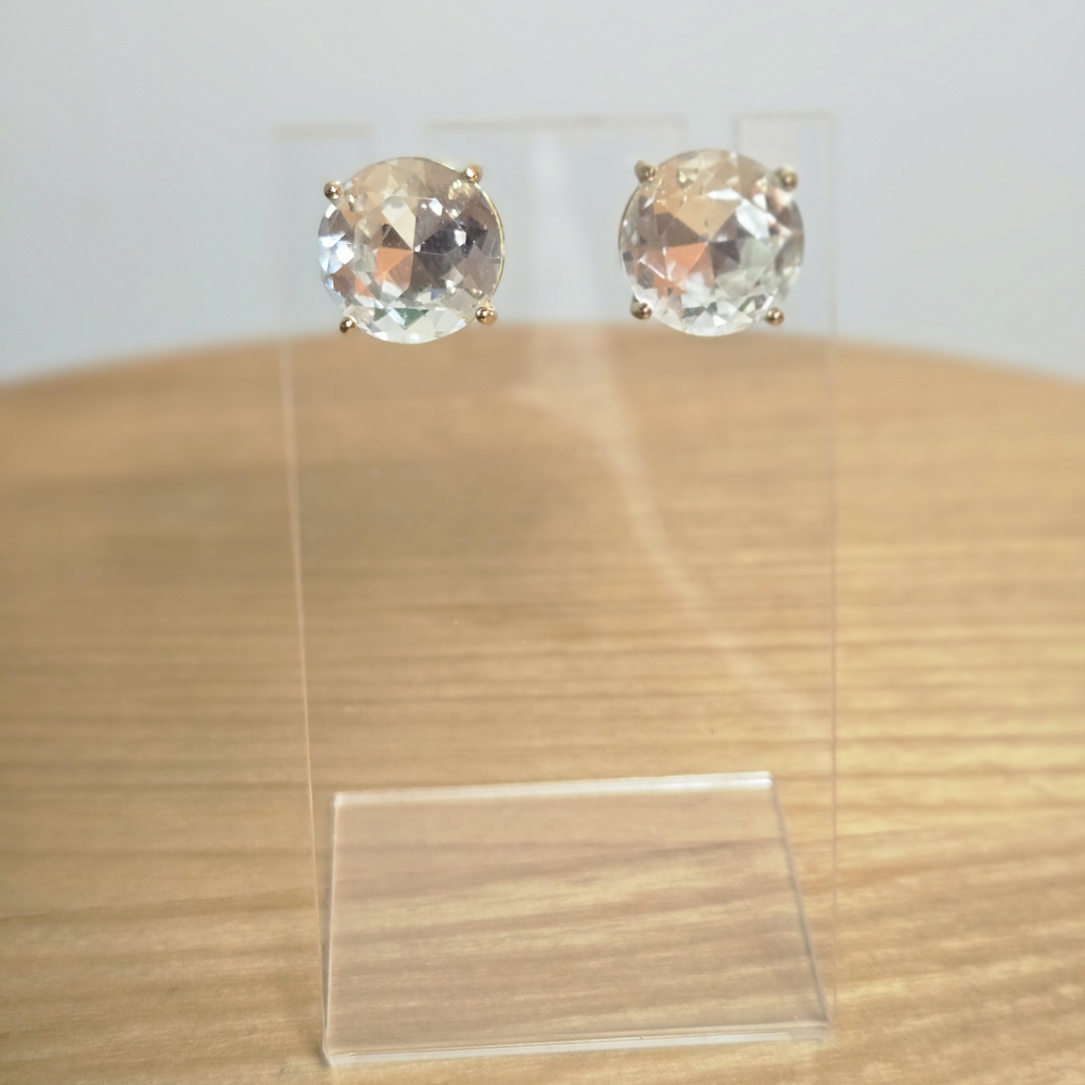 Kate Spade New York Crystal Clear Sparkling Round Stud Earrings